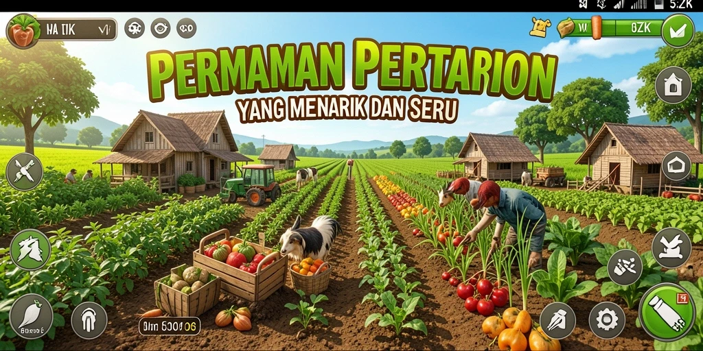 Tangkapan layar menunjukkan gameplay seru di ladang 5ZK.