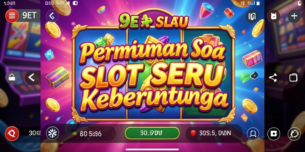 Screenshot permainan Slot 9ET dengan tampilan menawan.