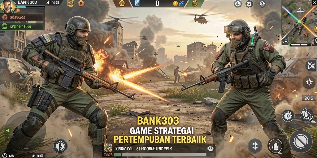 Tampilan gameplay epik dalam BANK303 yang menantang strategi pemain.