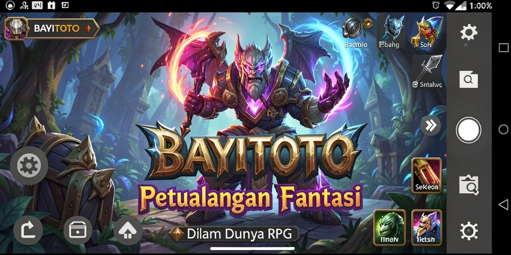 Tangkapan layar gameplay BAYITOTO dengan aksi menegangkan dan pemandangan indah.