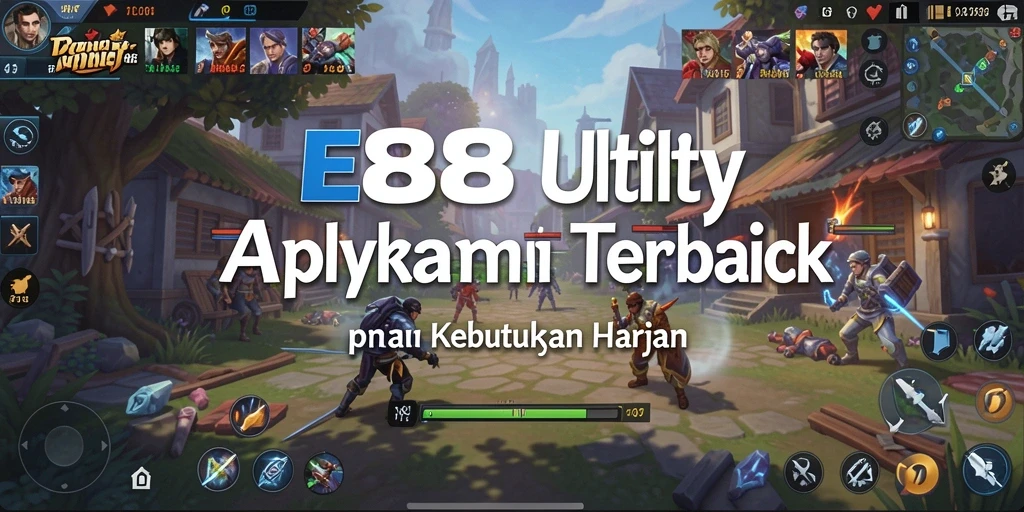 Tampilan antarmuka aplikasi E88 yang sederhana dan intuitif.