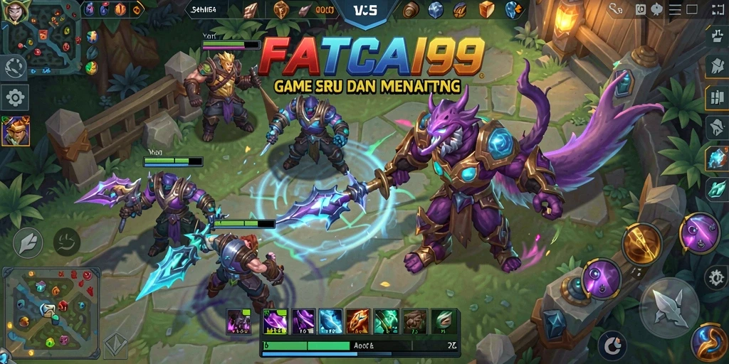Tampilan gameplay FATCAI99 yang menarik dalam pertarungan tim.