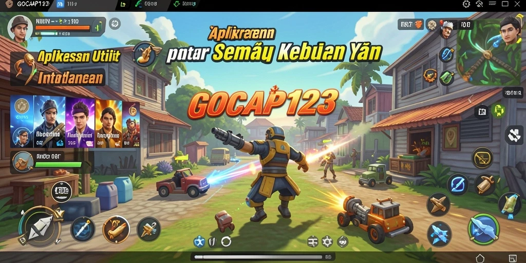 Tampilan antarmuka GOCAP123 yang bersih dan fungsional.