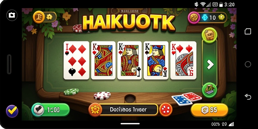 Gameplay seru HAIKUOTK dengan elemen strategis dan interaksi sosial.