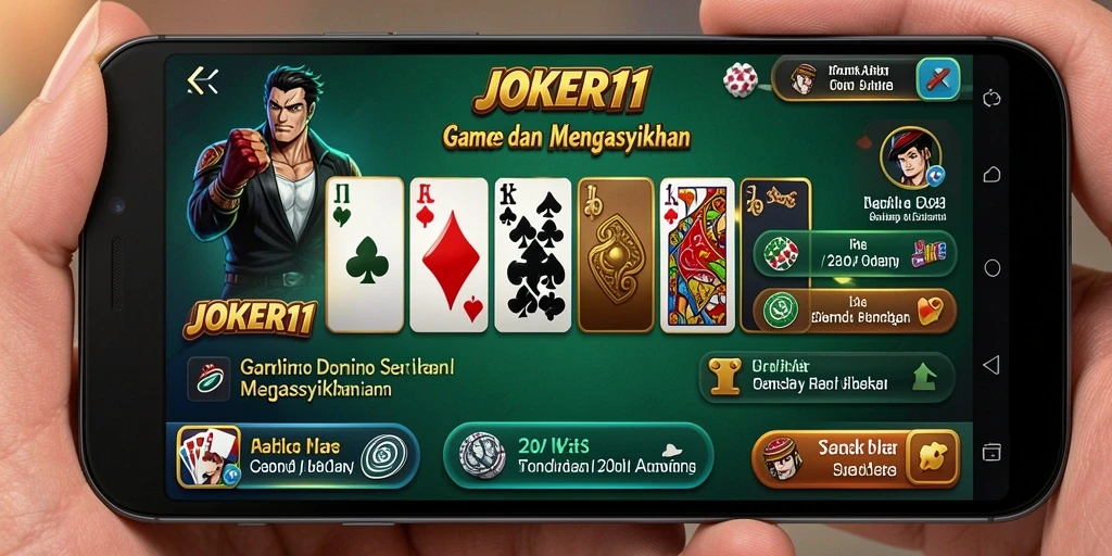 Tampilan gameplay JOKER11 yang menarik dan interaktif.