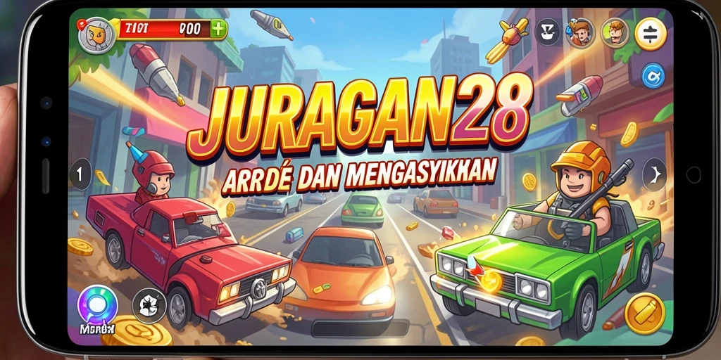 Tampilan gameplay seru dalam JURAGAN28 dengan grafis yang menakjubkan.