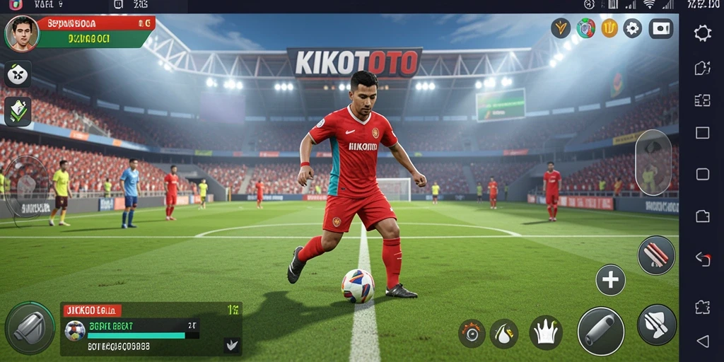 Tampilan gameplay KIKOTOTO yang seru dan mendebarkan.