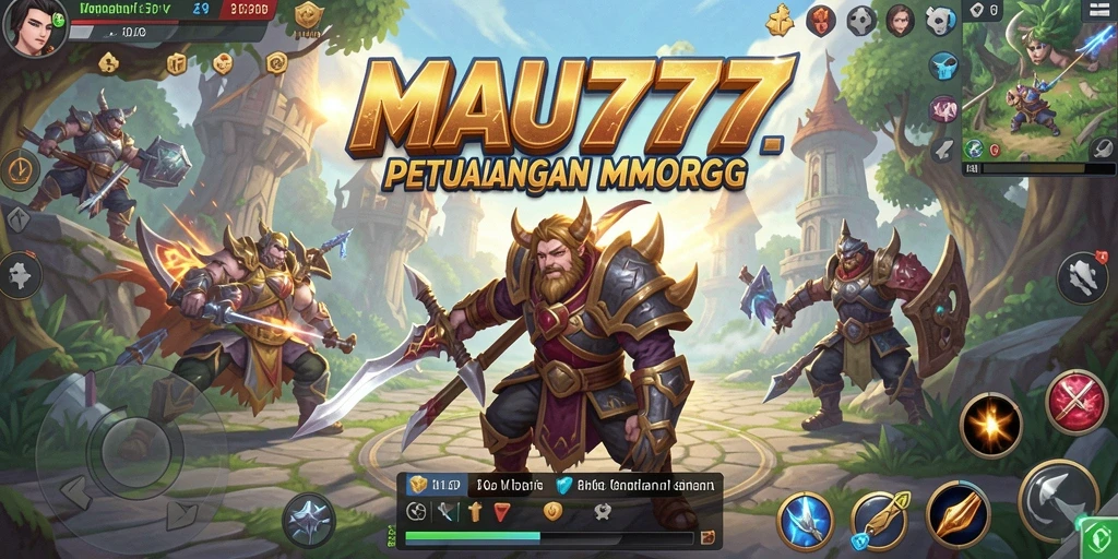 Gameplay seru dalam dunia MMORPG yang memukau.