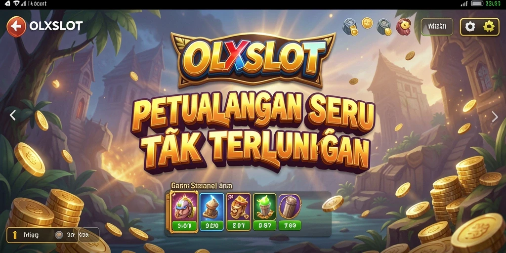 Tampilan gameplay menegangkan dan menakjubkan di OLXSLOT.