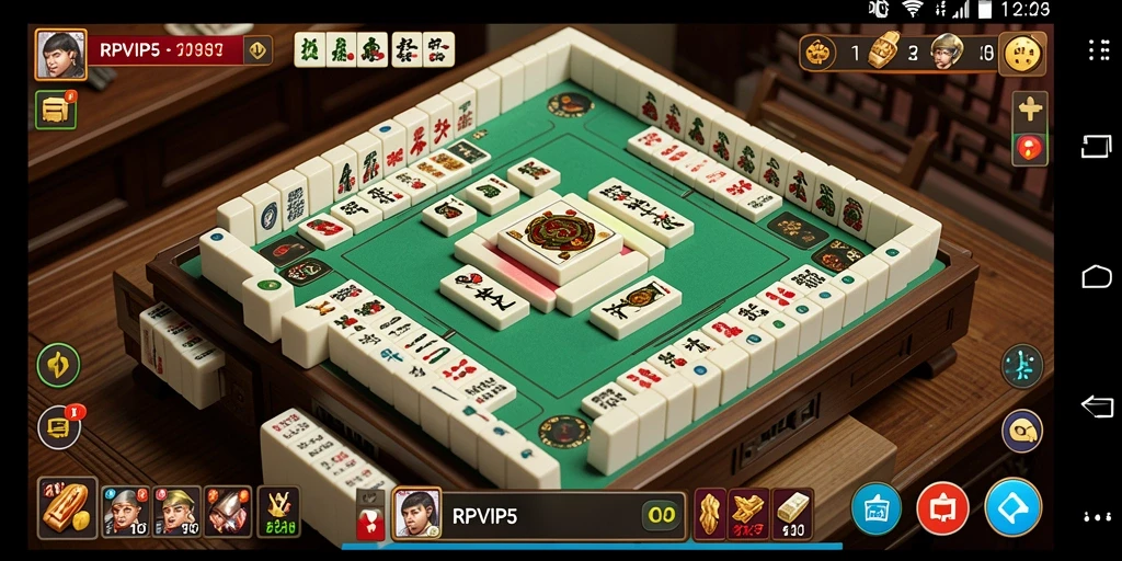 Tampilan permainan Mahjong yang mendebarkan di RPVIP5.