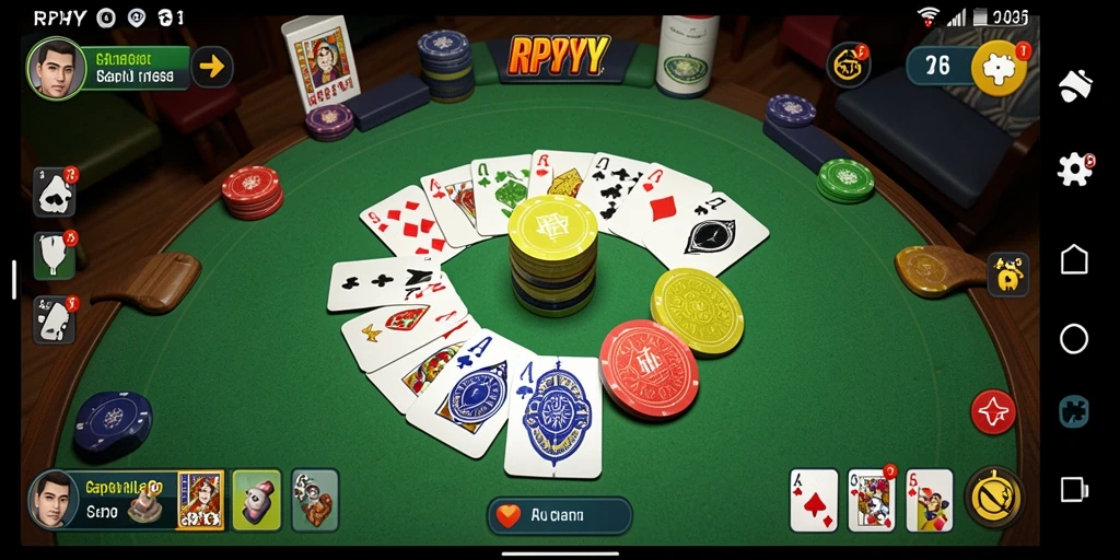 Screenshot utama RPYYY menampilkan momen seru permainan Gaple.