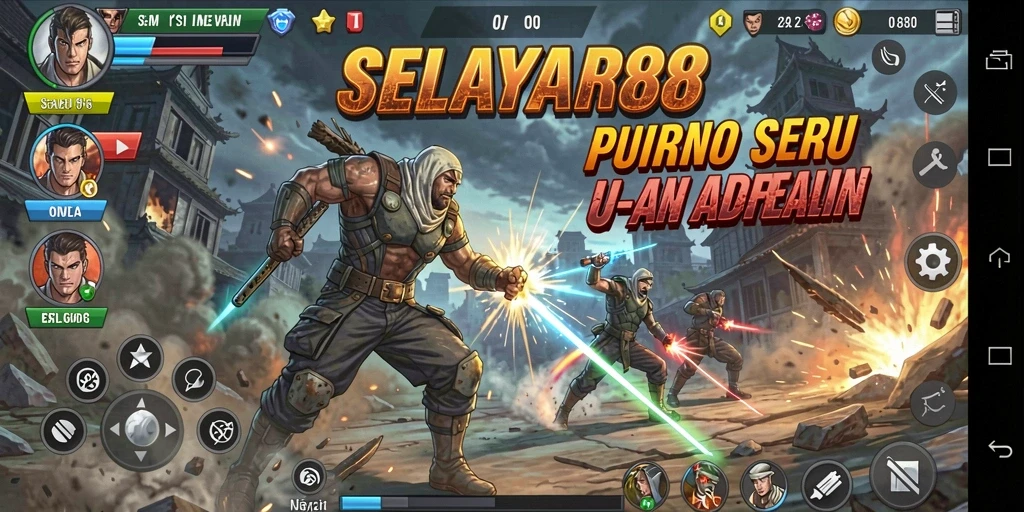 Tampilan gameplay SELAYAR88 dengan duel seru yang mendebarkan.