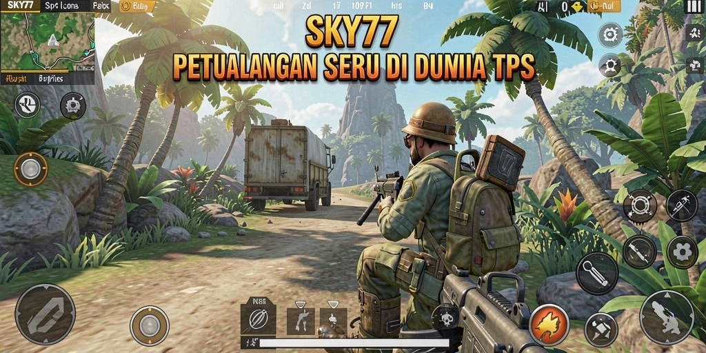 Gameplay mendebarkan dalam aksi TPS yang intens.