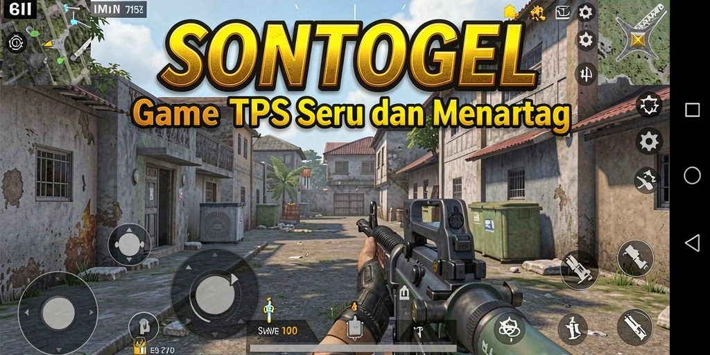 Tampilan gameplay seru dan menegangkan dari SONTOGEL.
