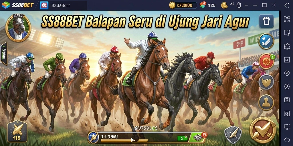 Screenshot gameplay <strong>SS88BET</strong> yang menunjukkan aksi balapan seru dan mendebarkan.
